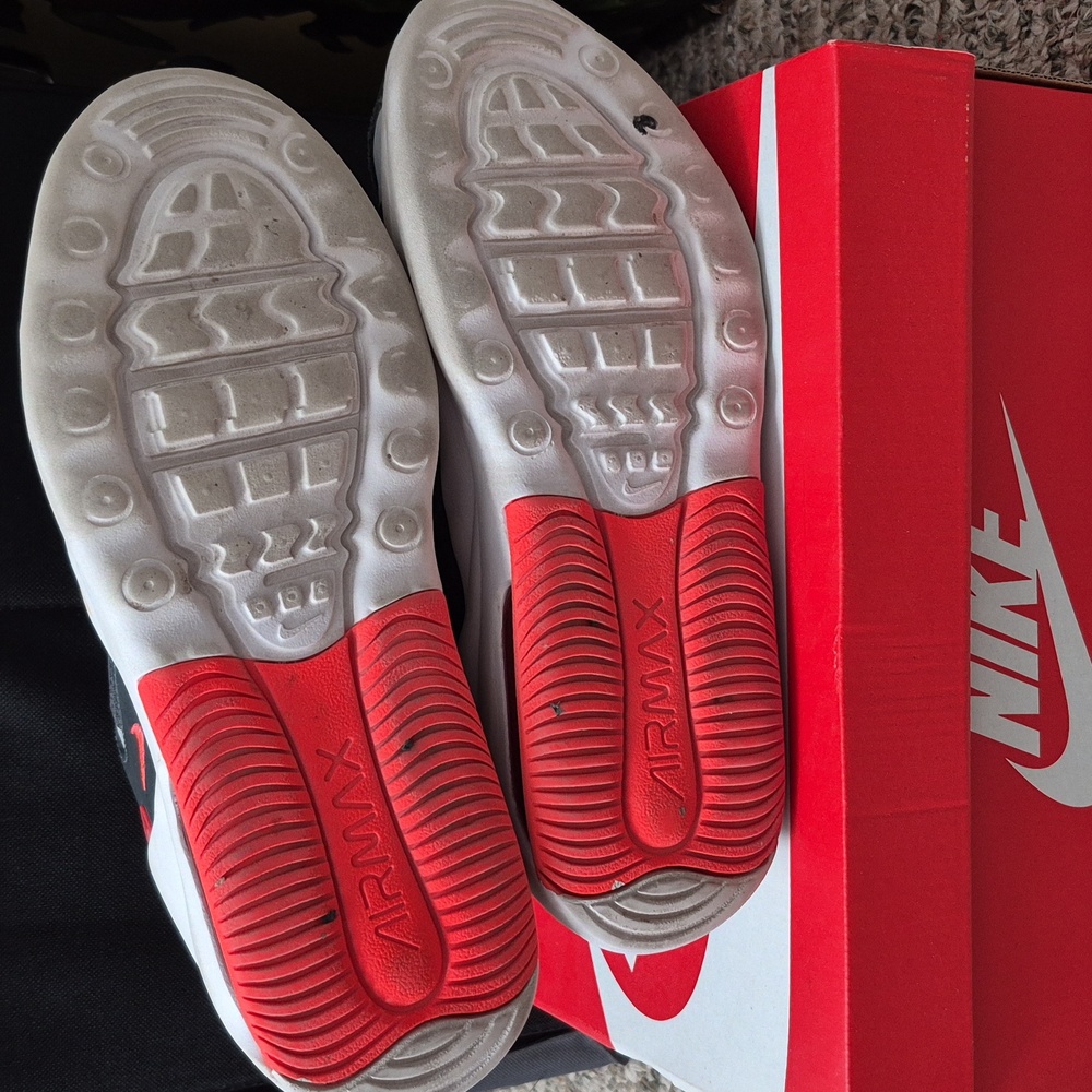 Nike Air Max Black and Red Sneakers - Picture 3 of 3